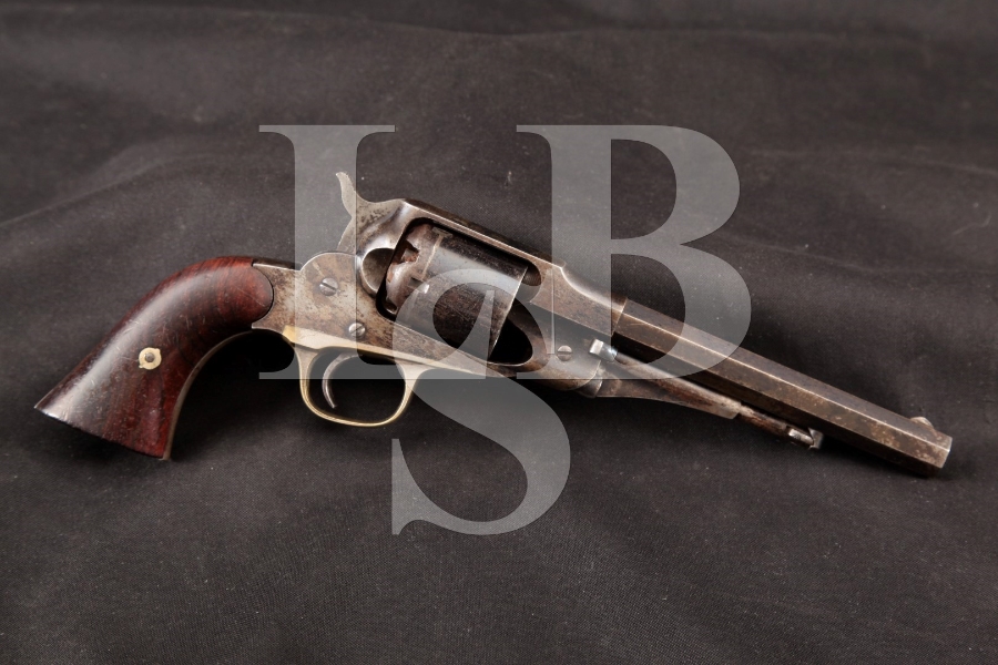 Remington New Model Police Revolver, Blue/Brass, 5 ½” SA Percussion ...