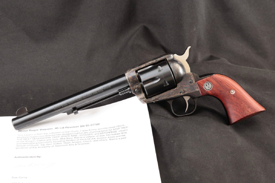 Ruger Old Model Vaquero, Blue & Case Colored 7 1/2” 6-Shot .45 Lc Sa ...