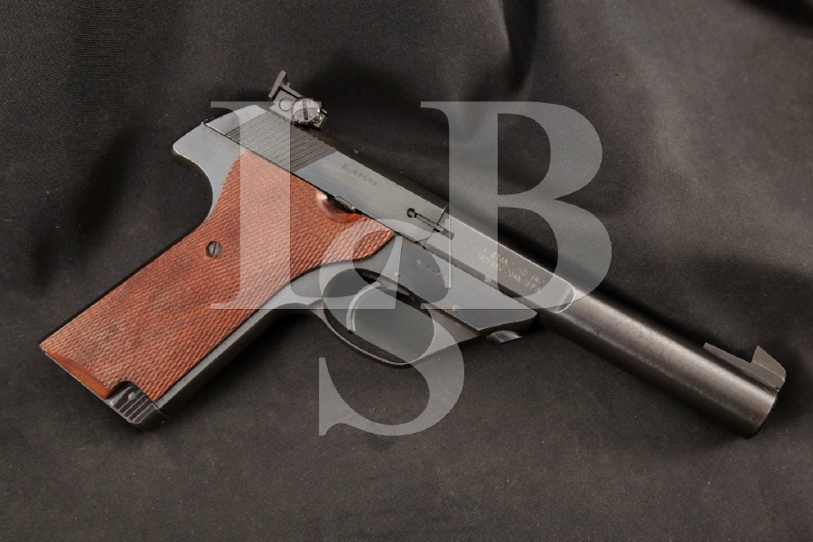 High Standard Sharpshooter Target Pistol, Blue Bull 5 ½” Sa Semi ...