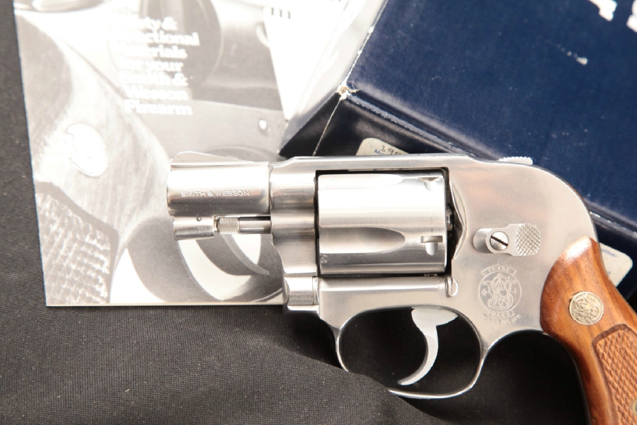 Smith & Wesson S&W Model 649, The .38 Bodyguard, Stainless Steel 2” - 5-Shot Double Action DA/SA Revolver, MFD 1985-88 - Picture 8