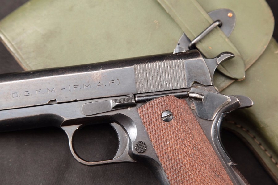 DGFM-FMAP Model 1927 Sistema Colt (1911A1) Argentine Army Issued, Import Marked, Blue 5” - SA Semi-Automatic Pistol & Holster, MFD 1950 C&R - Picture 7
