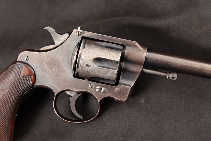 Colt Officer’s Model 1st Issue, Blue 6” - RARE Early Double Action Revolver, MFD 1907 C&R - Picture 3