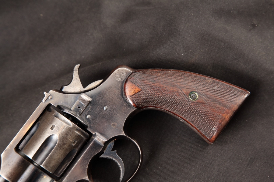 Colt Officer’s Model 1st Issue, Blue 6” - RARE Early Double Action Revolver, MFD 1907 C&R - Picture 6