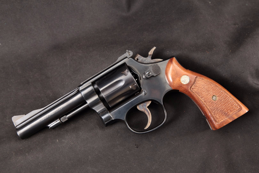 Smith & Wesson S&W Model 15-4, The K-38 Combat Masterpiece, Blue 4” - 6-Shot DA/SA Double Action Revolver, MFD 1981 - Picture 5