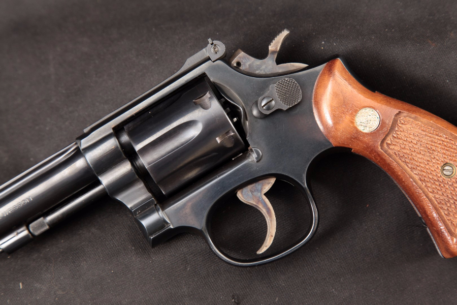 Smith & Wesson S&W Model 15-4, The K-38 Combat Masterpiece, Blue 4” - 6-Shot DA/SA Double Action Revolver, MFD 1981 - Picture 7