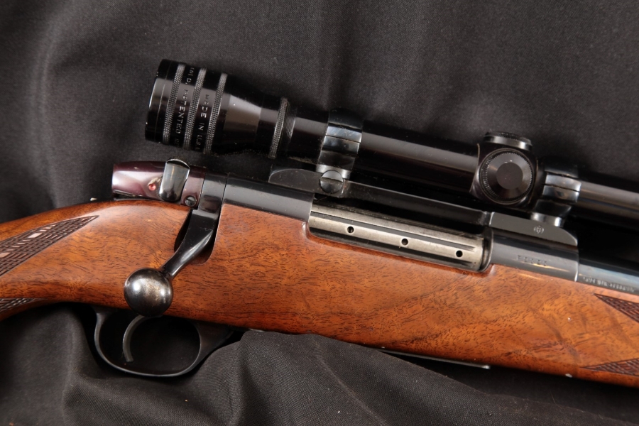 W. German Weatherby Mark V, Blue 24” - Bolt Action Hunting Rifle & Redfield Scope MD 1965 - Picture 4