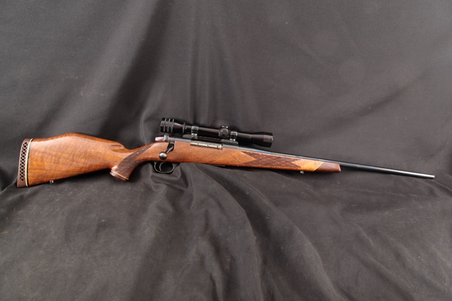 W. German Weatherby Mark V, Blue 24” - Bolt Action Hunting Rifle & Redfield Scope MD 1965 - Picture 7