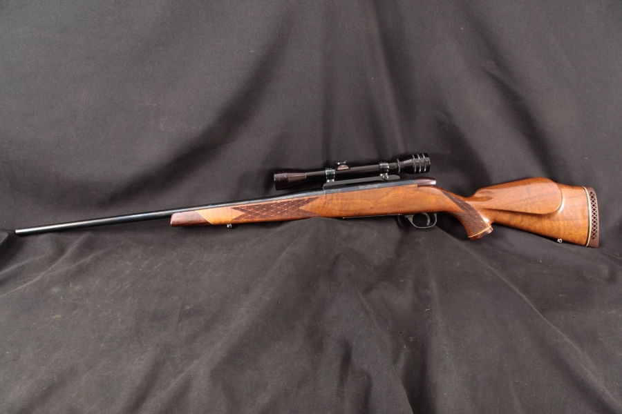 W. German Weatherby Mark V, Blue 24” - Bolt Action Hunting Rifle & Redfield Scope MD 1965 - Picture 8