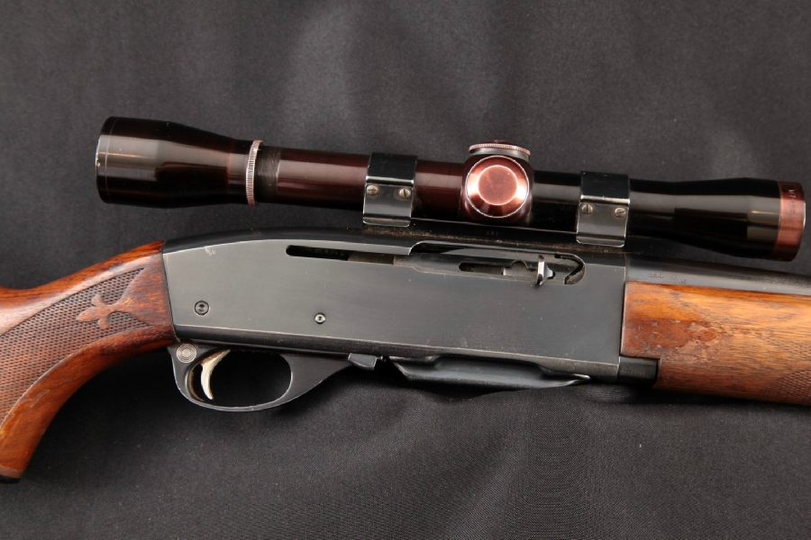 Remington Woodsmaster Model 742adl Deluxe And Leupold M7 Scope, Blue 22 ...