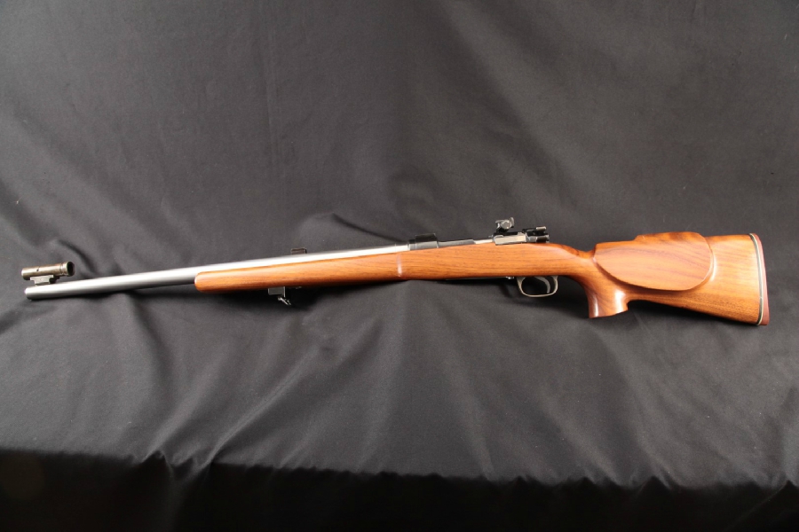 Mauser K98, Czech Nazi, Bench Rest, Polished Bull Barrel 23 ¾” - Custom Bolt Action Target Rifle MFD 1944 - Picture 8