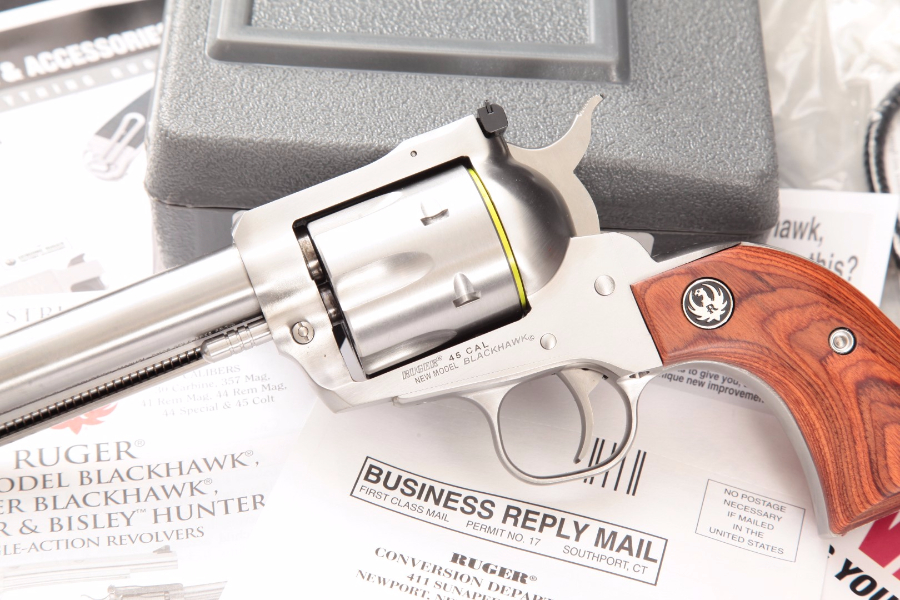 Ruger New Model 00459, Blackhawk Catalog No. Kbn44, Satin Stainless
