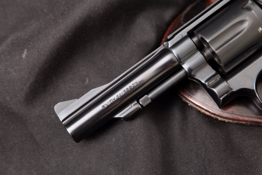 Smith & Wesson S&W Model 15-4, The K-38 Combat Masterpiece, Blue 4” - 6-Shot DA/SA Double Action Revolver, MFD 1980 - Picture 8