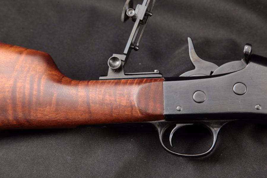 Remington Rolling Block Custom Target, McGowen Hvy Octagon 28” - Single Shot Rifle & Long Range Sight - Picture 3