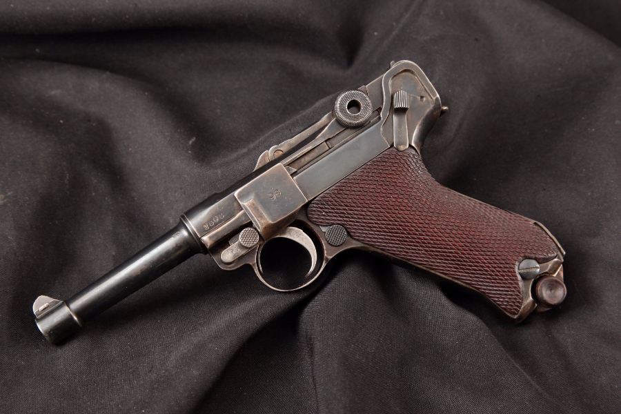 Erfurt Model 1914 Military Luger, Blue 3 7/8” - WWI SA Semi-Automatic Pistol, MFD 1916 C&R - Picture 6