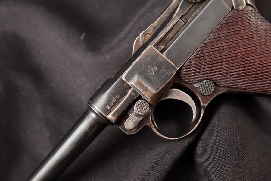 Erfurt Model 1914 Military Luger, Blue 3 7/8” - WWI SA Semi-Automatic Pistol, MFD 1916 C&R - Picture 9