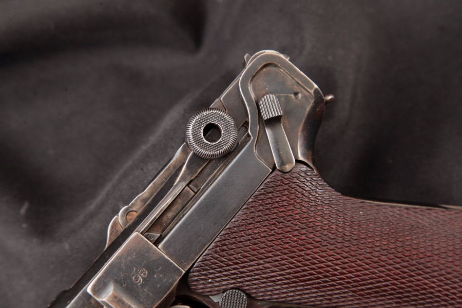 Erfurt Model 1914 Military Luger, Blue 3 7/8” - WWI SA Semi-Automatic Pistol, MFD 1916 C&R - Picture 8