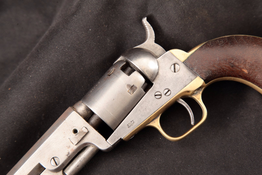 Colt Model 1849 M1849 Pocket, Pre-Civil War, Polished 6” Single Action ...