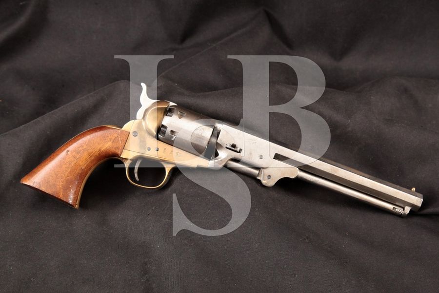 Colt (Italy) Model 1851 Navy Yank, Polished & Brass 7.5” 6-Shot Sa ...