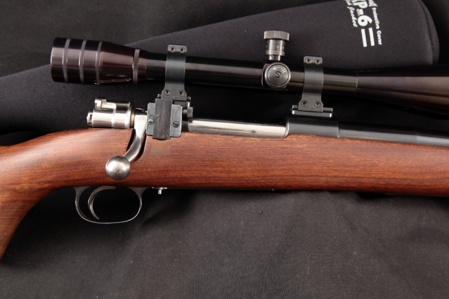 Fabrique National (FN) Mauser, 20X Scope, Flaig Premium Barrel, Blue 26” - Bolt Action Target Rifle MFD 1957 C&R - Picture 4