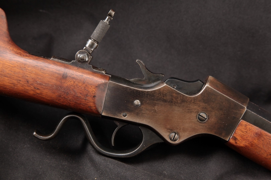 J. Stevens A & T Co. Ideal No. 44 Falling Block, Blue 26” - Single Shot Rifle, MFD 1895-1916 C&R - Picture 4