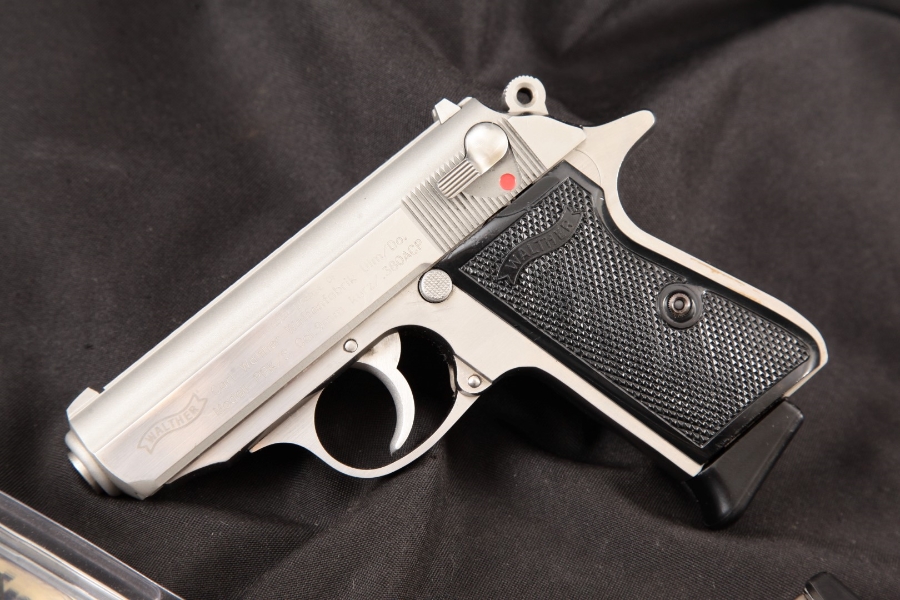 Smith & Wesson S&W Model Walther Ppk/S U.S.A., Stainless Steel 3.30” Da ...