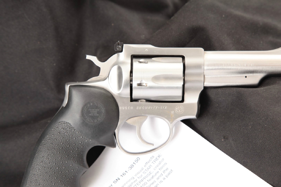 Ruger Model SecuritySix, Security Six, Stainless Steel 4” Da/Sa Double