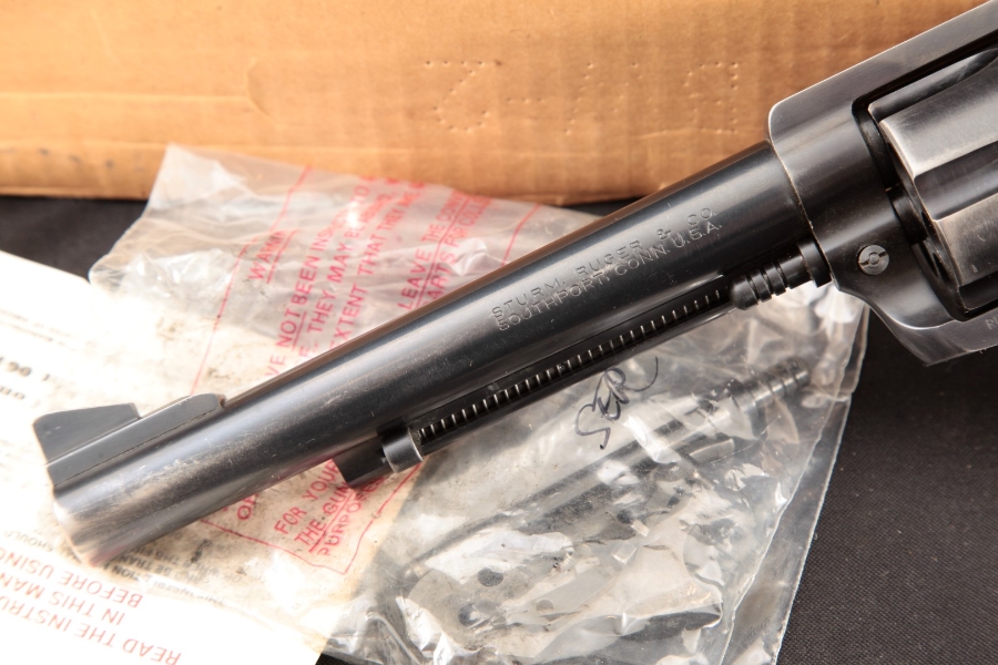 Ruger Old Model Blackhawk 3 Screw Flattop & Transfer Bar Safety, Blue & Black 6½” Single Action