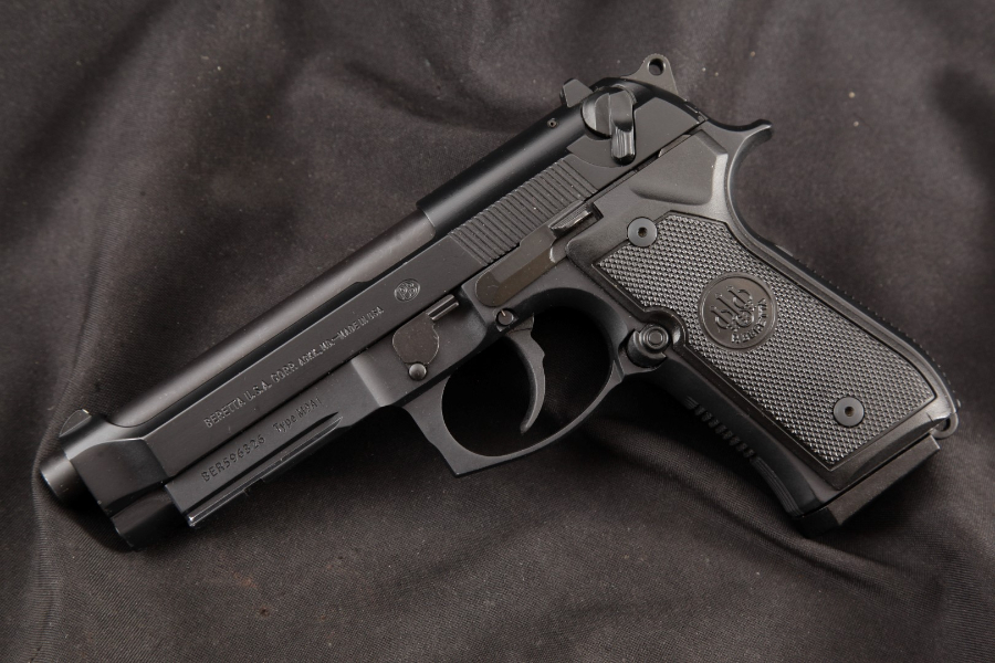 Pictures: Beretta Model 92fs 92-Fs Model M9a1, Steel, Alloy 4.9” DA ...