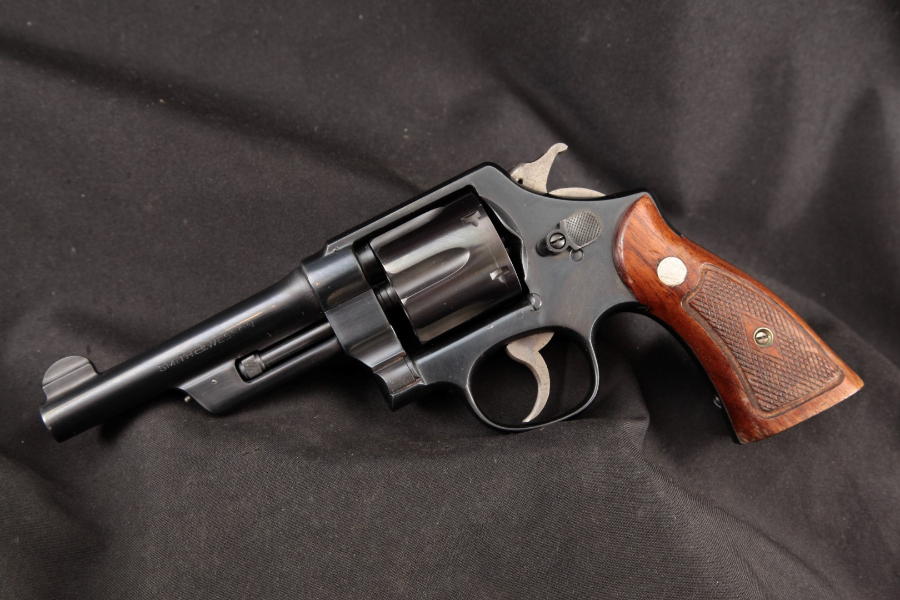 Smith & Wesson S&W - RARE .44 Hand Ejector Model of 1926, Post-War Transition, Blue 5” DA Revolver & Paperwork, MFD 1946 C&R - Picture 6