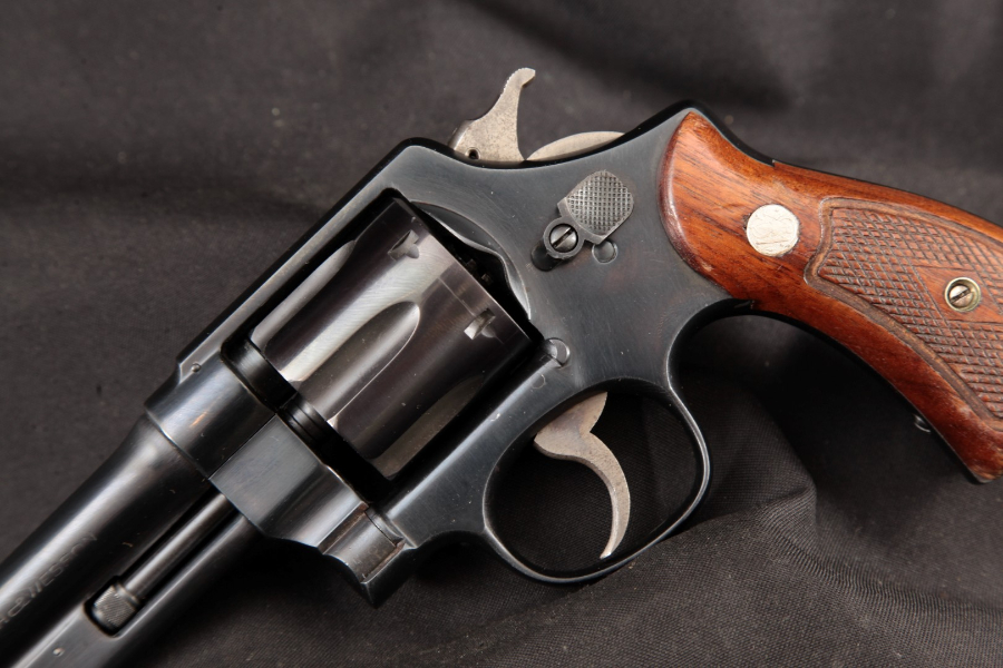 Smith & Wesson S&W - RARE .44 Hand Ejector Model of 1926, Post-War Transition, Blue 5” DA Revolver & Paperwork, MFD 1946 C&R - Picture 8