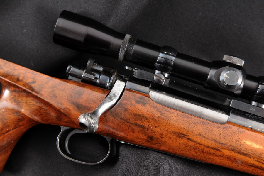 Mexican Mauser Model 1936, Scope & Custom Stock, Blue 20 ¼” - Sporterized Bolt Action Rifle MFD 1947 - Picture 5