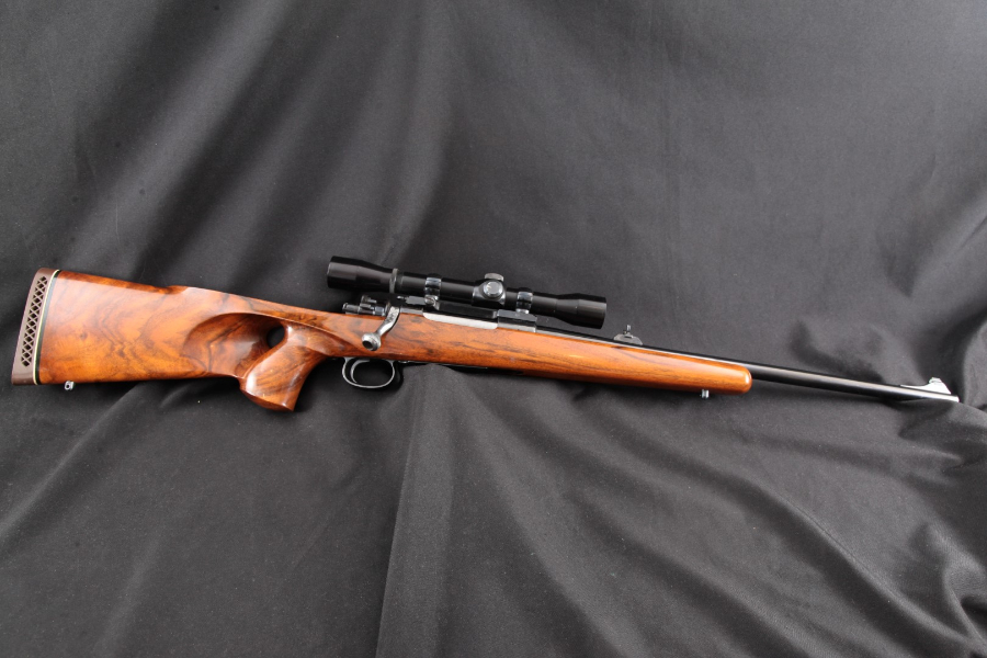 Mexican Mauser Model 1936, Scope & Custom Stock, Blue 20 ¼” - Sporterized Bolt Action Rifle MFD 1947 - Picture 8