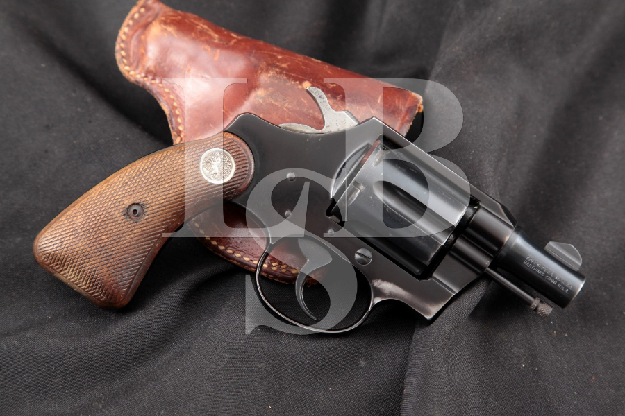 Colt Cobra 1st Issue Lw Light Weight Blue Black 2 6 Shot Sa Da Double Action Revolver Holster Mfd 1961 C R 38 Special For Sale At Gunauction Com