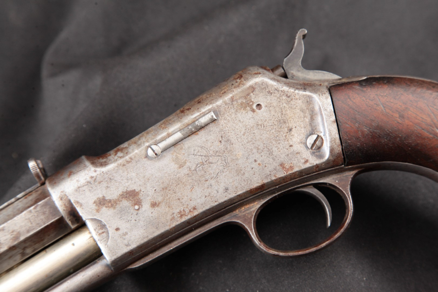Colt - 1885 Medium Frame Lightning W. D. CROCKER Cut-Down Rifle, Blue/Nickel, Octagon 13 5/16” Pump Action Pistol ANTIQUE - Picture 9