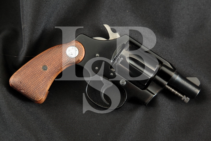 Colt Cobra 1st Issue Blue Black 2 6 Shot Sa Da Double Action Revolver Holster Mfd 1970 38 Special For Sale At Gunauction Com