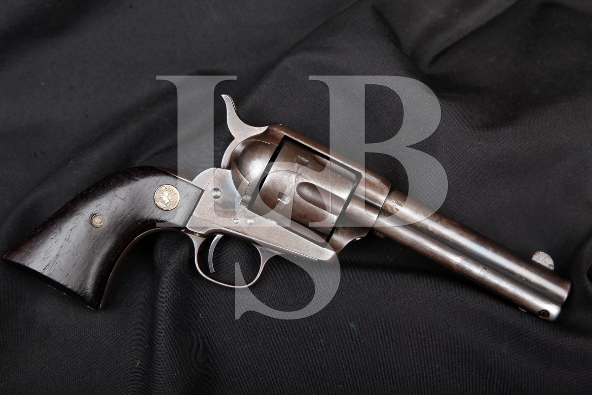 Colt 1st Gen. Intermediate Black Powder Frontier Six-Shooter, Blue, 4 ¾ ...