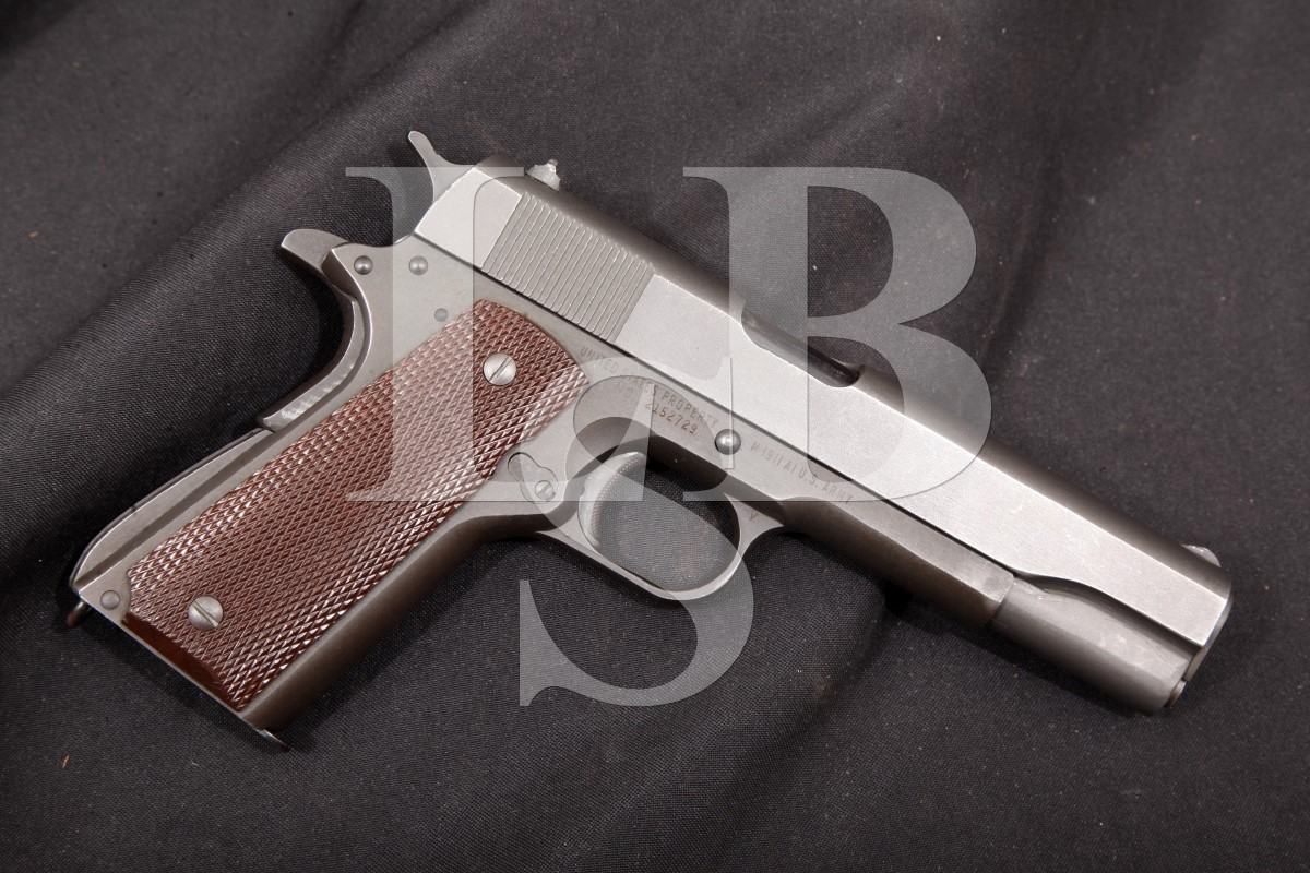 Remington Rand Model 1911-A1 M1911A1, Parkerized 5” SA Semi-Automatic ...