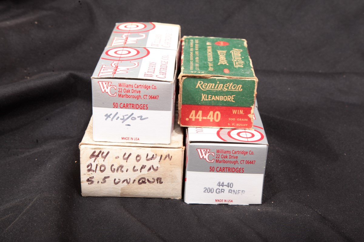 Collectable And Shooter Ammo .44-40 Winchester Lead Reloads, And ...