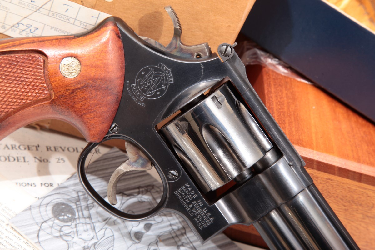 Smith & Wesson S&W Model 25-2 The 1955 .45 Target Heavy Barrel, Blue 6 ...