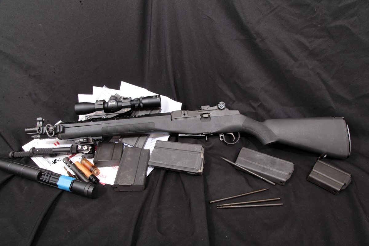 Pictures: Springfield Armory M1a Socom 16, Scope, Rail, Bipod, Light ...