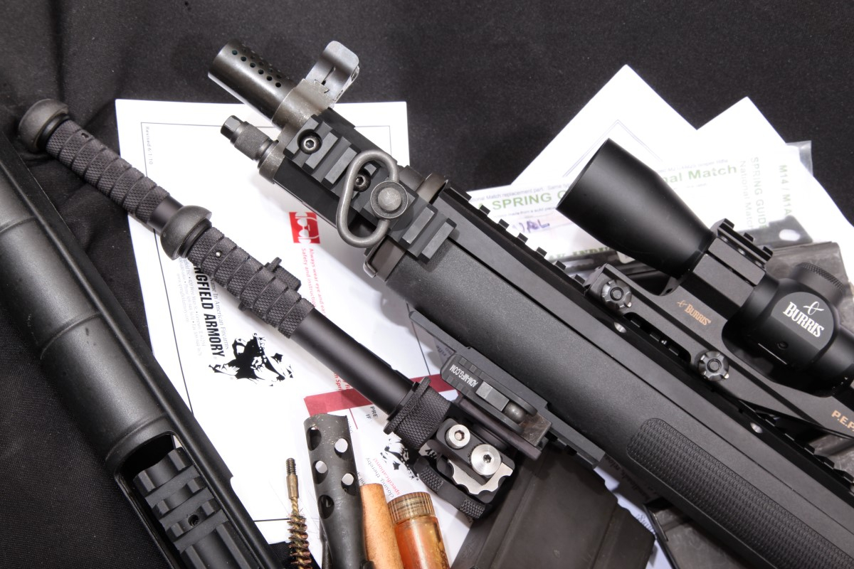 Pictures: Springfield Armory M1a Socom 16, Scope, Rail, Bipod, Light ...