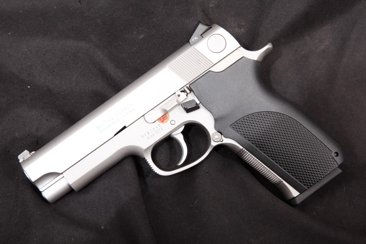 Smith & Wesson S&W Model 1076-Ns, Stainless 4 1/4