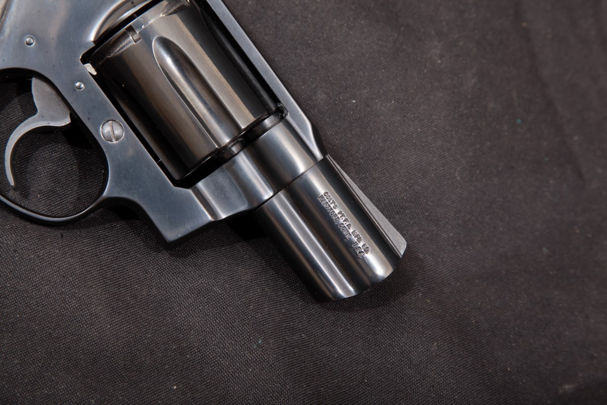 Colt Model Detective Special 3rd Issue, Hammer Shroud, Concealed Carry, Blued, 2 1/8 Double