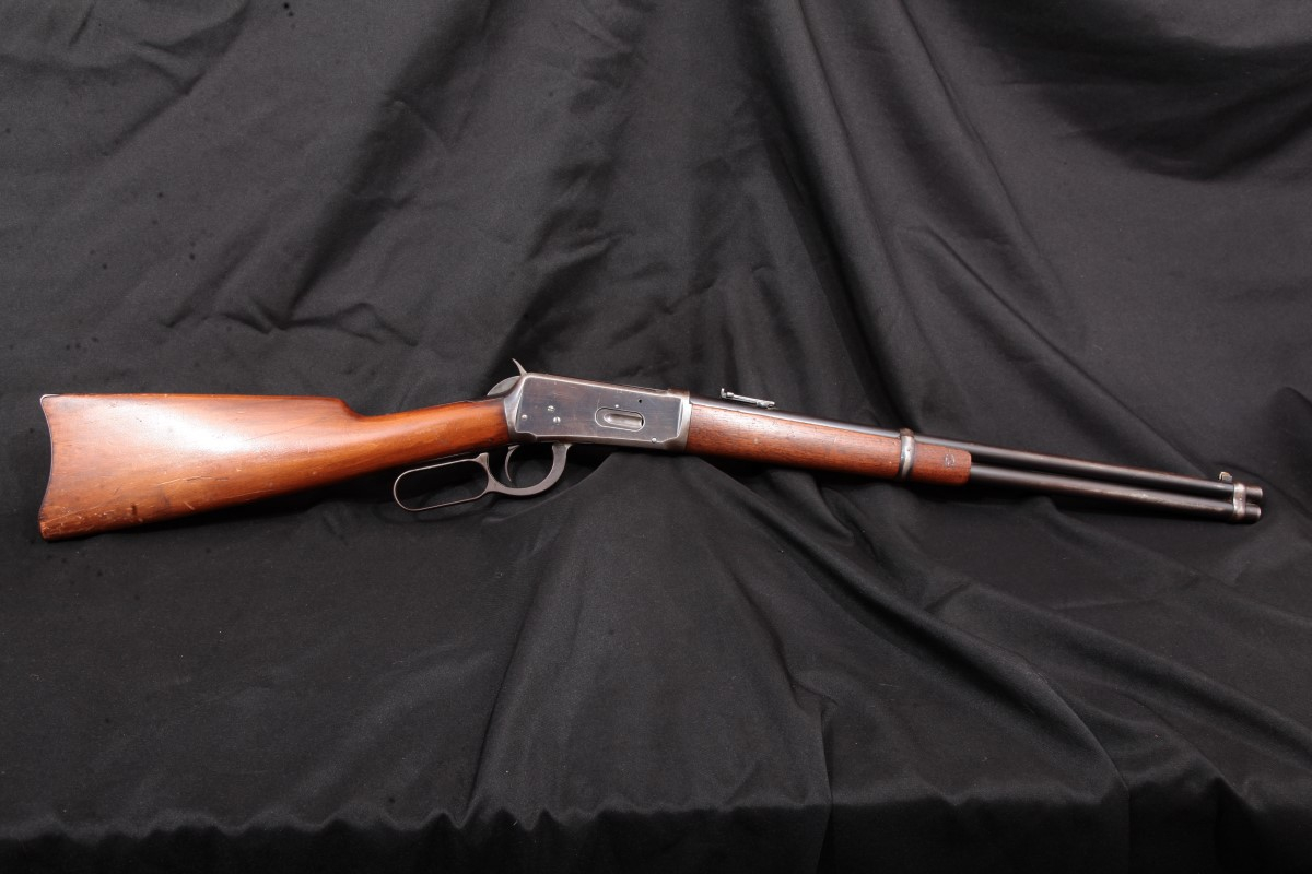 Winchester Repeating Arms Company - Model 1894 Saddle Ring Carbine, Type 2 Variant 1, Blued, 20”   Lever Action Rifle, MFD 1896, Antique - Picture 8