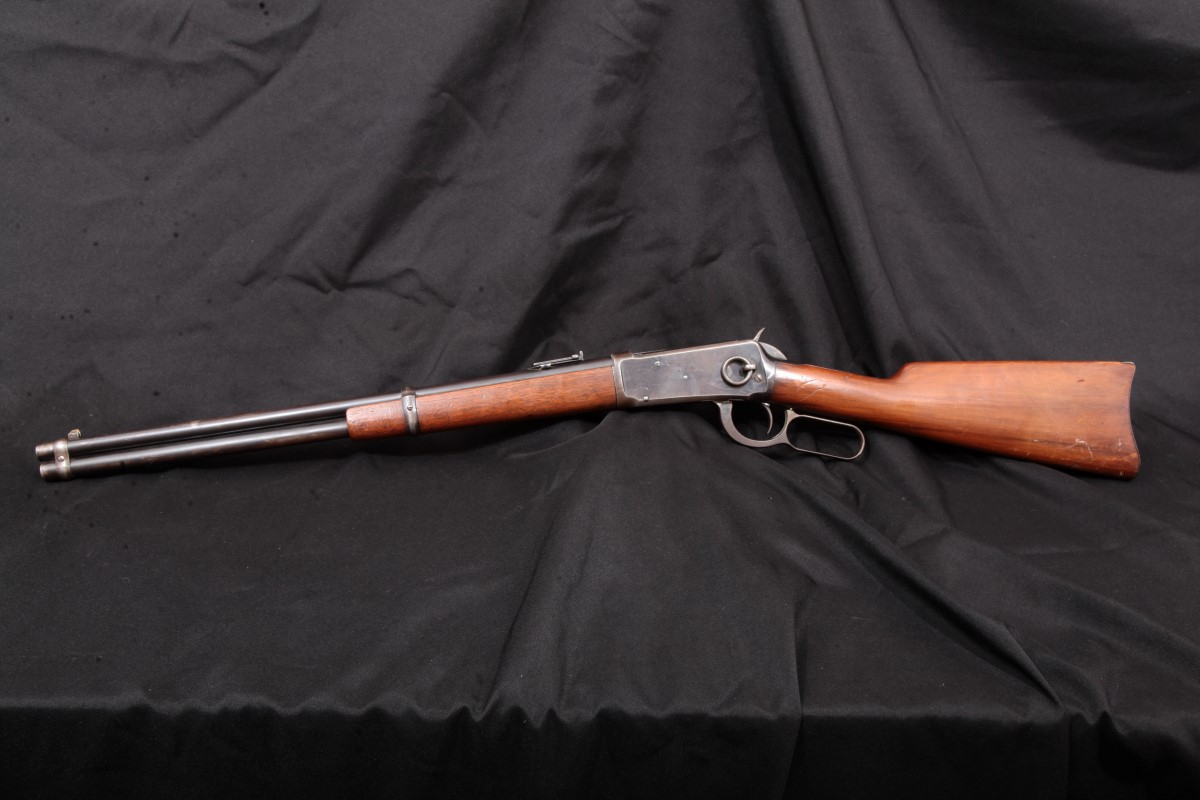 Winchester Repeating Arms Company - Model 1894 Saddle Ring Carbine, Type 2 Variant 1, Blued, 20”   Lever Action Rifle, MFD 1896, Antique - Picture 9