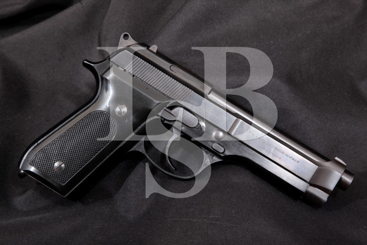 Beretta Rare First Series Model 92, Blue & Black 4.9