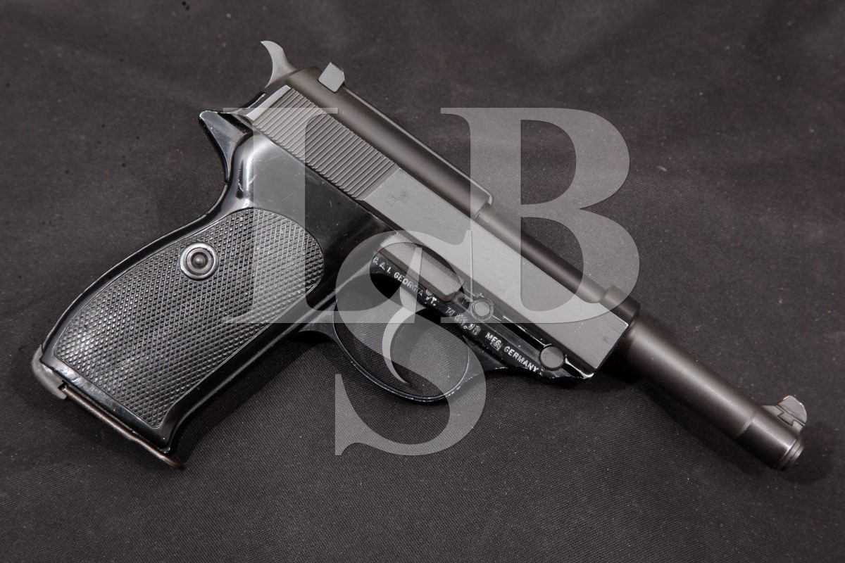 Walther Model P1, Import Marked, Matte Black/Black, 5 Sa/Da Semi ...