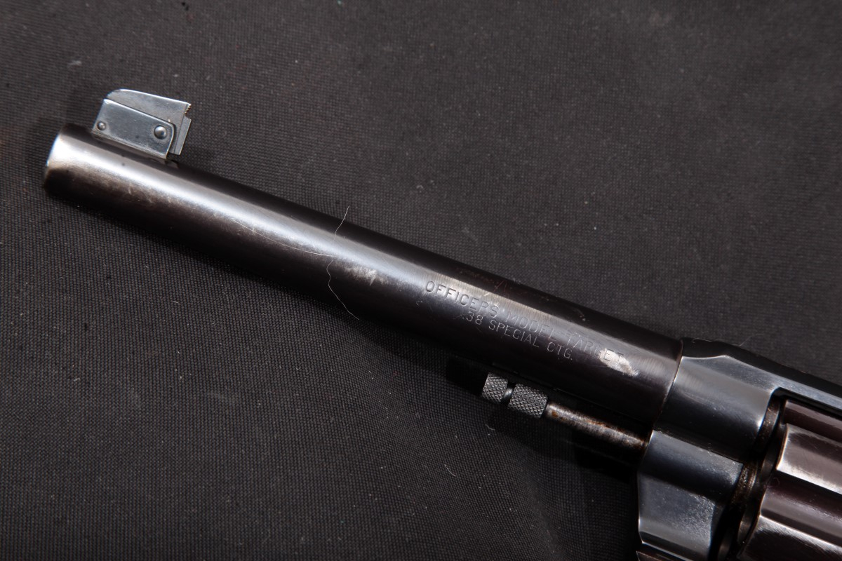 Colt - Sharp Officer’s Model Target 3rd Issue, Blued, 6”   DA Revolver, MFD 1948-49, C&R - Picture 9