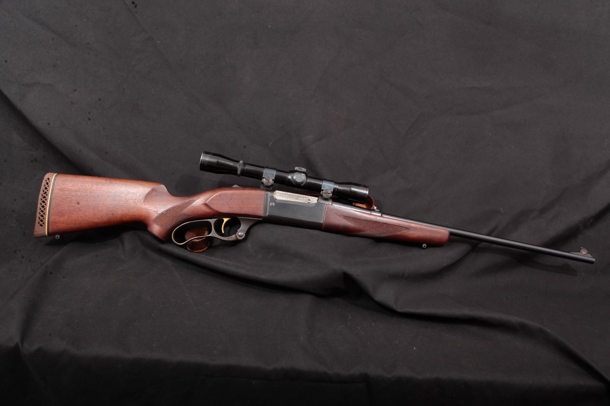 Savage - Model 99F Featherweight Solid Frame, Blue 22” Lever Action Rifle & Scope, MFD 1969 - Picture 10