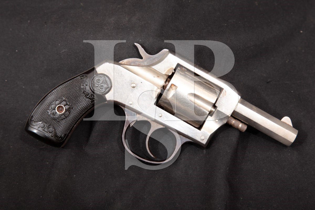 Iver Johnson Model 1900 Large Solid Frame Revolver, 2nd Year Of Mfg ...